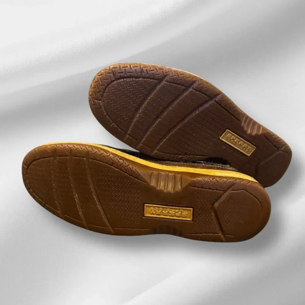 Men's Sperry top sider leather Boat Shoe. Non-marking contour System. Comfort 10